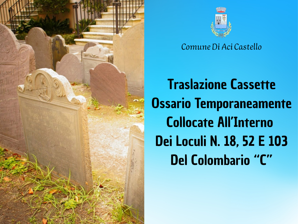 Gafica Traslazione Ossario 1