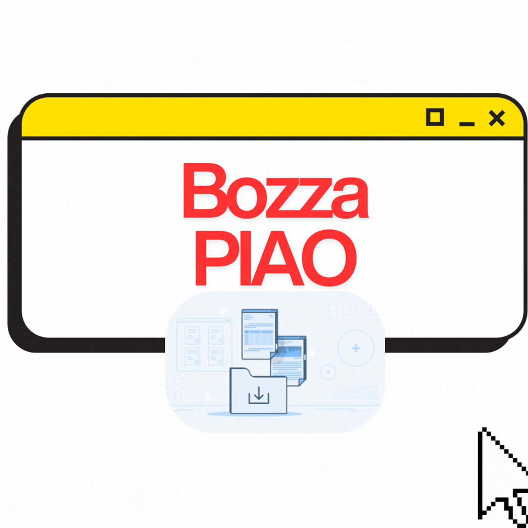 Pulsante Che porta alla bozza del piao
