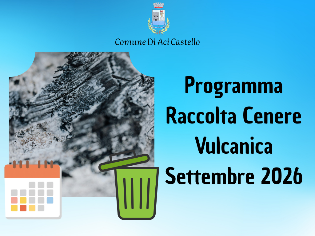 Programma Raccolta Cenere Vulcanica Settembre 2026